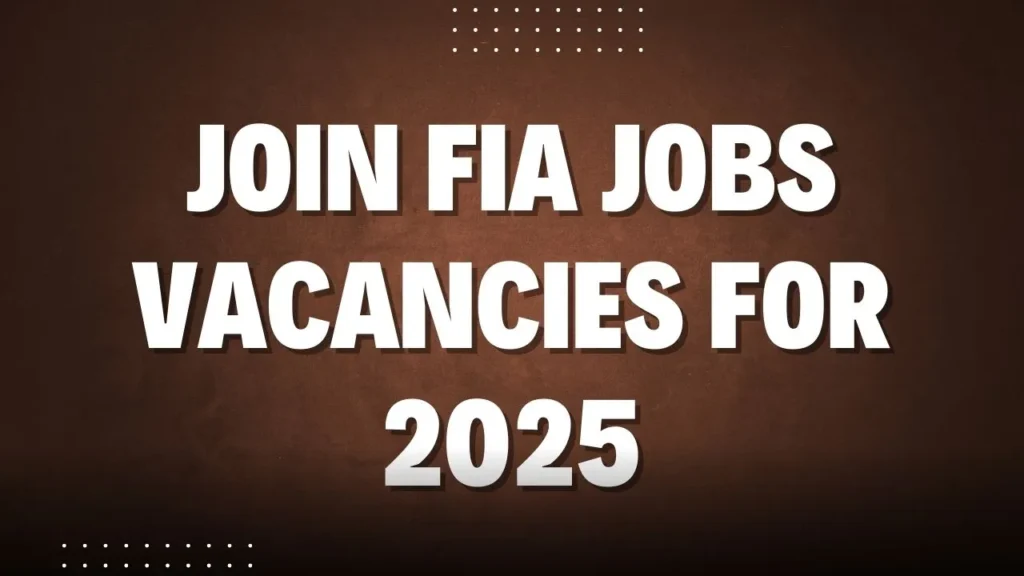 FIA Jobs